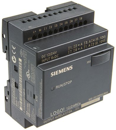 Siemens - 6ED10522MD000BA6 - Siemens LOGO! 6 ϵ 6ED10522MD000BA6 ߼ģ, ̵, 8 x , 4 x , 12 V ֱ24 V ֱ		