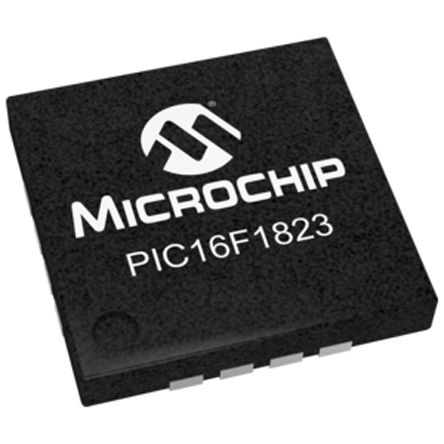 Microchip - PIC16F1823-I/ML - Microchip PIC16F ϵ 8 bit PIC MCU PIC16F1823-I/ML, 32MHz, 256 B2K x 14  ROM , 128 B RAM, QFN-16		