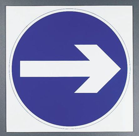 Signs & Labels - R01/T - Signs & Labels ͷ ONE WAY ־ , 450 x 450mm		