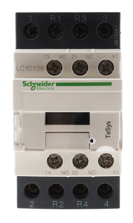 Schneider Electric - LC1D128U7 - Schneider Electric Tesys D LC1D ϵ�� �Ӵ��� LC1D128U7, 2 ����/2 ���մ���, 12 A, 240 V ������Ȧ		