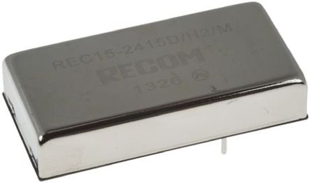 Recom - REC15-2415D/H2/M - Recom REC15 ϵ 15W ʽֱ-ֱת REC15-2415D/H2/M, 18  36 V ֱ, 15V dc, 500mA		