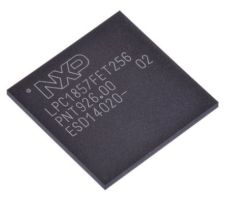 NXP - LPC1857FET256,551 - NXP LPC18 ϵ 32 bit ARM Cortex M3 MCU LPC1857FET256,551, 150MHz ROMLess, 200 kB RAM, 2 x 豸2 x 2 x OTG USBͨ, LBGA		