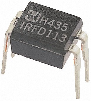 Vishay - IRLD120PBF - Vishay N Si MOSFET IRLD120PBF, 1.3 A, Vds=100 V, 4 HVMDIPװ		