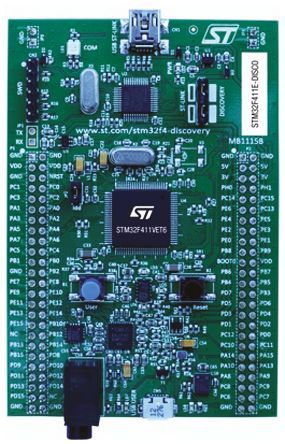 STMicroelectronics - STM32F411E-DISCO - STMicroelectronics  STM32F4 ϵ ԰ STM32F411E-DISCO;  STM32F411VET6 MCU (ARM Cortex M4F ں)		