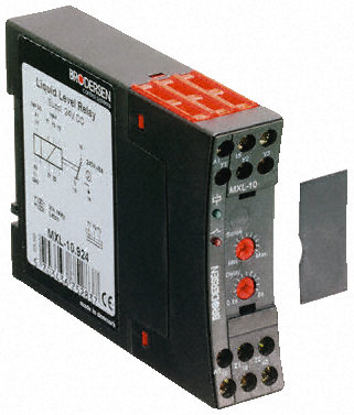 Brodersen Controls - MXL-10.115/RS - Brodersen Controls 2 DIN찲װ Һλ̵ MXL-10.115/RS, 12V ac̽ͷ, 115 V 24 V  Դ, 104 x 22.5 x 80mm		