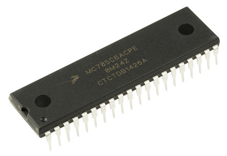 Freescale - MC705C8ACPE - M68HC05 ϵ Freescale 8 bit HC05 MCU MC705C8ACPE, 2.1MHz, 8 kB ROM EPROM, 304 B RAM, PDIP-40		