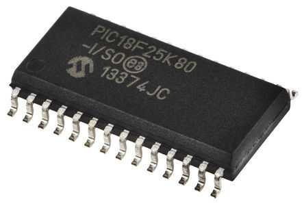Microchip - PIC18F25K80-I/SO - PIC18F ϵ Microchip 8 bit PIC MCU PIC18F25K80-I/SO, 64MHz, 32 kB ROM , 1024 B3648 B RAM, SOIC-28		