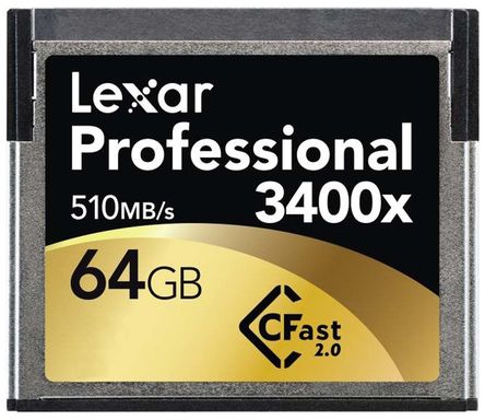 Lexar - LC64GCRBEU3400 - Lexar Professional 64 GB CF  MLC LC64GCRBEU3400, 3400xٶ		