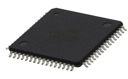 Microchip - ATMEGA128L-8AU - Microchip ATmega ϵ 8 bit AVR MCU ATMEGA128L-8AU, 8MHz, 128 kB, 4 kB ROM , 4 kB RAM, TQFP-64		