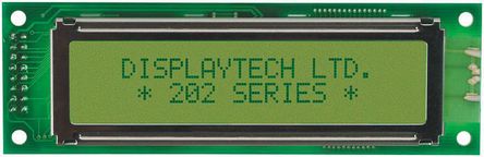 Displaytech - 202A-BA-BC - Displaytech ʽ ĸ LCD ɫʾ 202A-BA-BC, 220ַ		