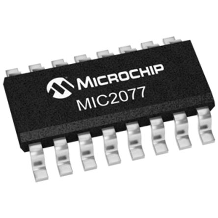 Microchip - MIC2077-2YM - Microchip MIC2077-2YM 4 ܵԴ, ߲࿪, 1.25A, 2.7  5.5V, 16 SOICװ		
