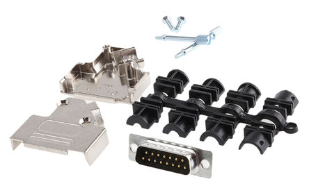 MH Connectors - D45ZK15-DM15P-K - MH Connectors 15· D-Subͷ׼ D45ZK15-DM15P-K, ںD-sub ͷ֣UNC4-40 ݶ		