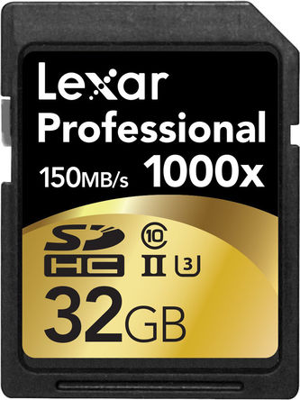 Lexar - LSD32GCRBEU1000 - Lexar 32 GB Class 10 SLC SDHC LSD32GCRBEU1000		
