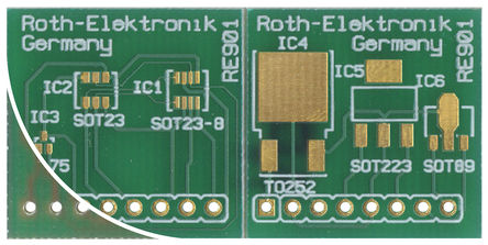 Roth Elektronik - RE901 - Roth Elektronik RE901  SOT 23 װSMT, , 46.72 x 22.86 x 1.5mm, FR4		