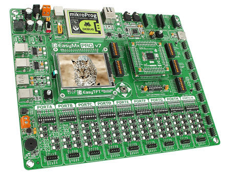 MikroElektronika - MIKROE-1580 - MikroElektronika TM4C1 Tiva C ϵ ϵ EasyMx PRO ԰ MIKROE-1580;  TM4C129XNCZAD MCU (ARM Cortex M4 ں)		