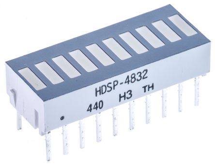Broadcom - HDSP-4832 - Broadcom  ɫ/ɫ/ɫ LED ʾ HDSP-4832, 1900 cd, 3500 cd, ͨװװ		