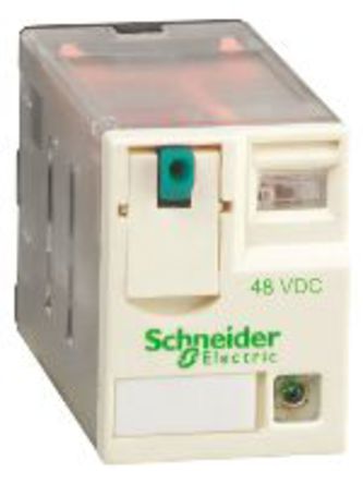 Schneider Electric - RXM3AB2ED - Schneider Electric RXM3AB2ED 3 ˫ ʽ Ǳ̵, 10 A, 48V dc		
