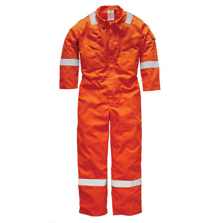 Dickies FR5401 Lightweight Pyrovatex Coverall Orange 60T