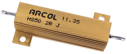 Arcol - HS50 2R J - Arcol HS50 ϵ HS50 2R J 50W 2 5%  尲װ̶ֵ, Ӷ, Ƿװ		