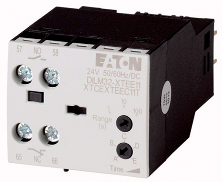 Eaton - DILM32-XTED11-100(RAC130) - Eaton DILM ϵ ģ (OFF ӳ) Ӷʱ DILM32-XTED11-100(RAC130), Χ 5  100s, / , 100  130 V  Ȧ		
