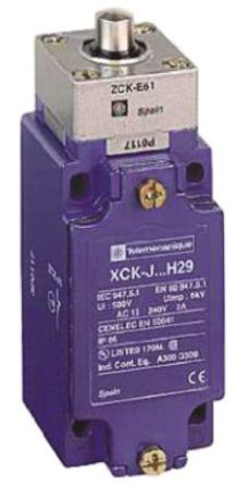 Telemecanique - XCKJ161H29C - Telemecanique Sensors OsiSense XC ϵ IP66 Zamak ٶ λ XCKJ161H29C, , DPST, /, 240V		
