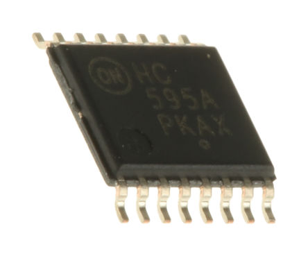 ON Semiconductor - MC74HC595ADTG - ON Semiconductor 8λ / λĴ MC74HC595ADTG, , 2  6 VԴ, 16 TSSOPװ		