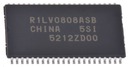 Renesas Electronics - R1LV0808ASB-5SI#B0 - Renesas Electronics R1LV0808ASB-5SI#B0, 8Mbit SRAM ڴ, 1024K  x 8 λ, 2.4  3.6 V, 44 TSOPװ		
