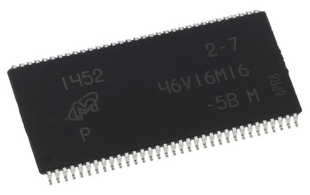 Micron - MT46V16M16P-5B :M - MT46V16M16P-5B :M 256mb 200MHz DDR SDRAM оƬ, 16M x 16 λ, 5ns, 2.5  2.7 V, 66 TSOPװ		