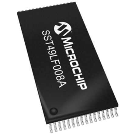 Microchip - SST49LF008A-33-4C-WHE - Microchip SST49LF008A-33-4C-WHE , 8Mbit (1024K x 8 λ), нӿ, 120ns, 3  3.6 V, 32 TSOPװ		