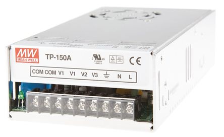 RS Pro - TP-150A - RS Pro 150W 3 ǶʽģʽԴ SMPS TP-150A, 127  370 V dc, 90  264 V ac, 12 V dc, 5 V dc		