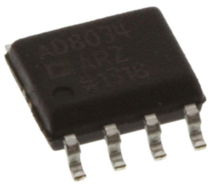 Analog Devices - AD8034ARZ-REEL7 - Analog Devices AD8034ARZ-REEL7 ˫ Ŵ, 80MHz, 3.3 VԴѹ, , 8 SOICװ		