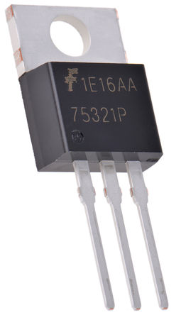 Fairchild Semiconductor - HUF75321P3 - Fairchild Semiconductor UltraFET ϵ Si N MOSFET HUF75321P3, 35 A, Vds=55 V, 3 TO-220ABװ		