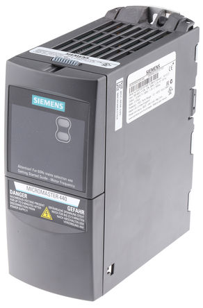 Siemens - 6SE64402UD137AA1 - Siemens MICROMASTER 440 ϵ IP20 0.37 kW Ƶ 6SE64402UD137AA1, 0  550 Hz, 2.2 A, 380  480 V 		