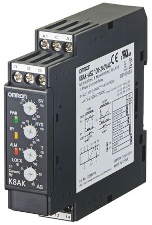 Omron - K8AK-AW3 100-240VAC - Omron 1  ؼ̵ K8AK-AW3 100-240VAC, ˫ , 100  240 V 		