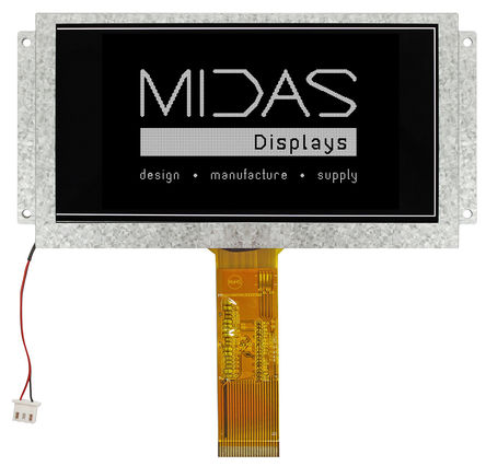 Midas - MCT062A6W640320LWL - Midas MCT062A ϵ ɫ ͼ LCD ɫʾ MCT062A6W640320LWL, LED, 640 x 320pixels 6.2in,  ӿ		