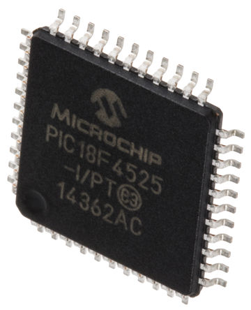 Microchip - PIC18F4525-I/PT - Microchip PIC18F ϵ 8 bit PIC MCU PIC18F4525-I/PT, 40MHz, 48 kB1024 B ROM , 3986 B RAM, TQFP-44		