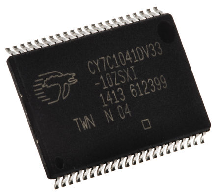 Cypress Semiconductor - CY7C1041DV33-10ZSXI - Cypress Semiconductor CY7C1041DV33-10ZSXI, 4Mbit SRAM ڴ, 256K  x 16 λ, 3  3.6 V, 44 TSOPװ		