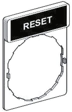 Schneider Electric - ZBY2322 - Schneider Electric ZBY2322 图例板, 使用于 Harmony XB4 系列、Harmony XB5 系列		