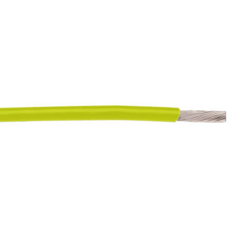 Alpha Wire - 2841/1 YL005 - Alpha Wire 2841/1 YL005 30.5m ɫ , 0.05 mm2 , 30 AWG, 1/0.25 mm, ķϩԵ, 250 V, 0.56mm⾶, ͭ, 		
