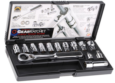 Gear Wrench - 8914D - Gear Wrench 8914D 14װ 1/4 in,3/8 in Vortexͷ Ͳ׼		