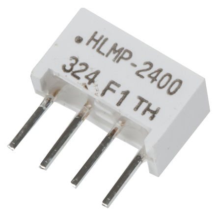 Broadcom - HLMP 2400 - Broadcom  ɫ LED ʾ HLMP-2400, 20 mcd, ͨװװ		