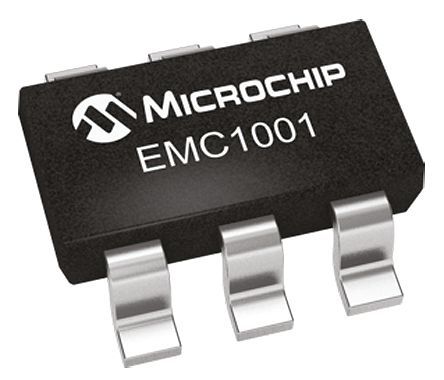 Microchip - EMC1001-AFZQ-TR - Microchip EMC1001-AFZQ-TR ¶ȴ, 3Cȷ, SMBusӿ, 3  3.6 VԴ, -25  +125 C¶, 6 SOT-23װ		
