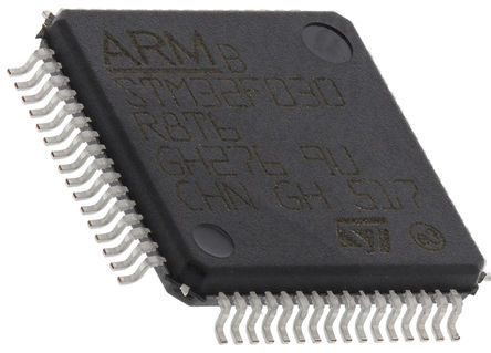 STMicroelectronics - STM32L100RCT6 - STMicroelectronics STM32 ϵ 32 bit ARM Cortex M3 MCU STM32L100RCT6, 32MHz, 256 kB ROM , 16 kB RAM, 1xUSB, LQFP-64		