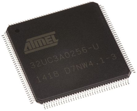 Atmel - AT32UC3A0256-ALUT - AT32 ϵ Atmel 32 bit AVR32 MCU AT32UC3A0256-ALUT, 66MHz, 256 kB ROM , 64 kB RAM, 1xUSB, LQFP-144		