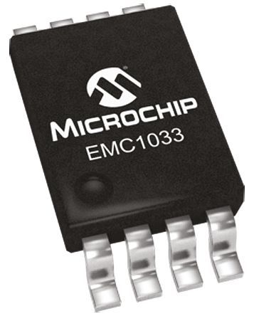 Microchip - EMC1033-ACZL-TR - Microchip EMC1033-ACZL-TR 11 λ ¶ȴ, 3Cȷ, SMBusӿ, 0  +85 C¶, 8 TSSOPװ		