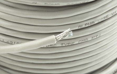 Alpha Wire - B963013 GE321 - Alpha Wire PRO-TEKT? ϵ Ѻ  ɫ PVC  1  ˫ ҵ B963013 GE321, 24 AWG		