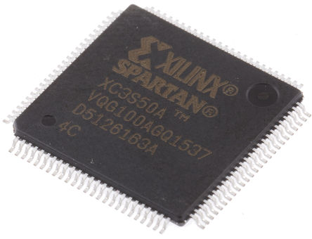 Xilinx - XC3S50A-4VQG100C - XC3S50A-4VQG100C, Spartan-3Aϵ FPGA ֳɱ, 1584߼Ԫ, 50000߼, 11264bitRAM , 1584߼, 100 VTQFPװ		