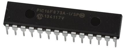 Microchip - PIC16F873A-I/SP - Microchip PIC16F ϵ 8 bit PIC MCU PIC16F873A-I/SP, 20MHz, 7.2 kB128 B ROM , 192 B RAM, SPDIP-28		