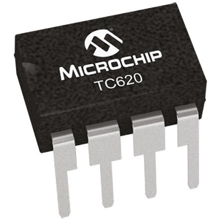 Microchip - TC620CCPA - Microchip TC620CCPA ¶ȴ, ģӿ, 4.5  18 VԴ, 0  +70 C¶, 8 PDIPװ		