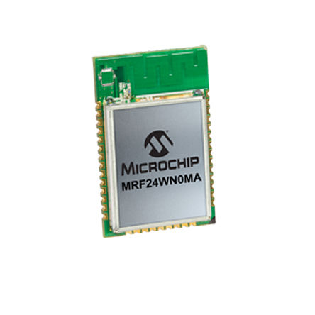 Microchip - MRF24WN0MA-I/RM100 - Microchip MRF24WN0MA-I/RM100 WiFi ģ, SPI߽ӿ, 3.15  3.45V, ֧802.11b/g/nЭ		
